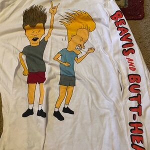 Beavis and Butt-Head Graphic Long Sleeve Shirt